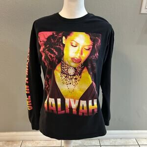 Rare Aaliyah “One in a Million” Long Sleeve Graphic Tee – Size M